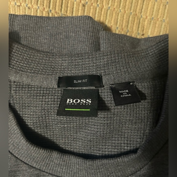 Hugo Boss Charcoal Slim Fit Top - Picture 2 of 3